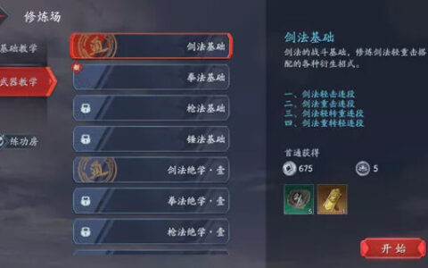 流星蝴蝶剑打法技巧攻略