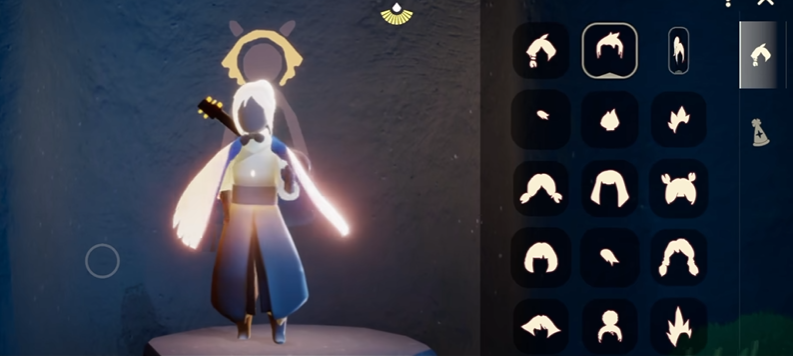 光遇里峡谷的黑脸面具怎么玩