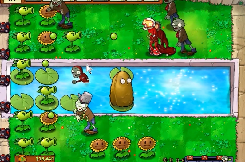 植物大战僵尸95版3-9怎么过