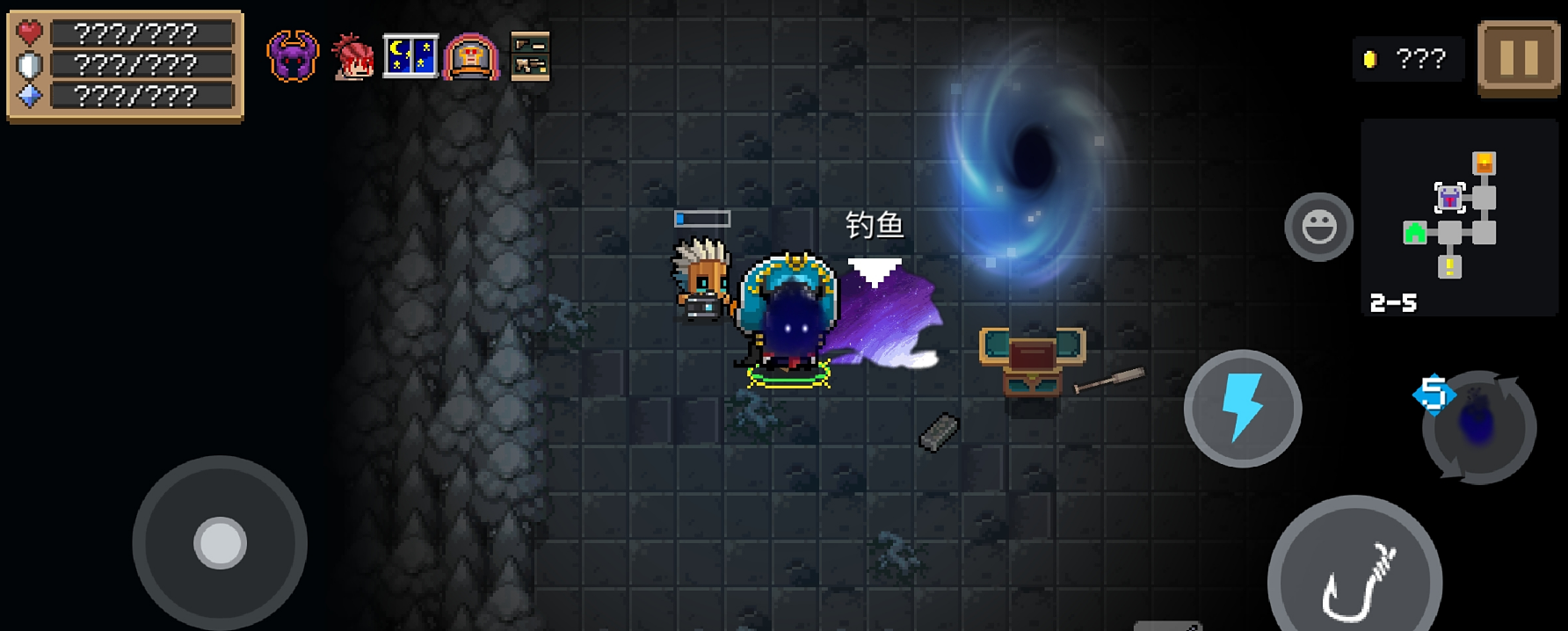 元气骑士怎么钓鱼