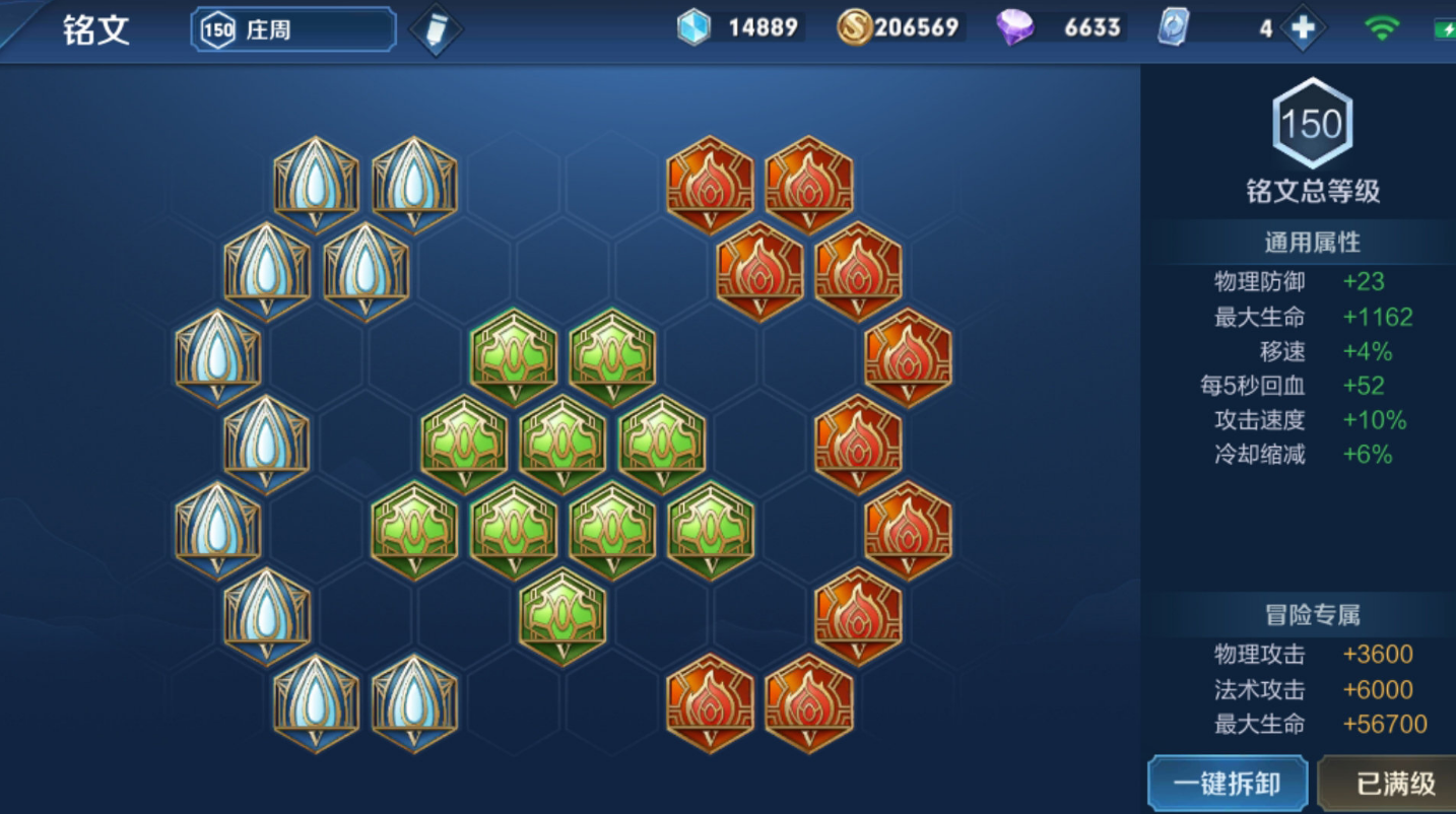 王者荣耀庄周出装铭文怎么搭配