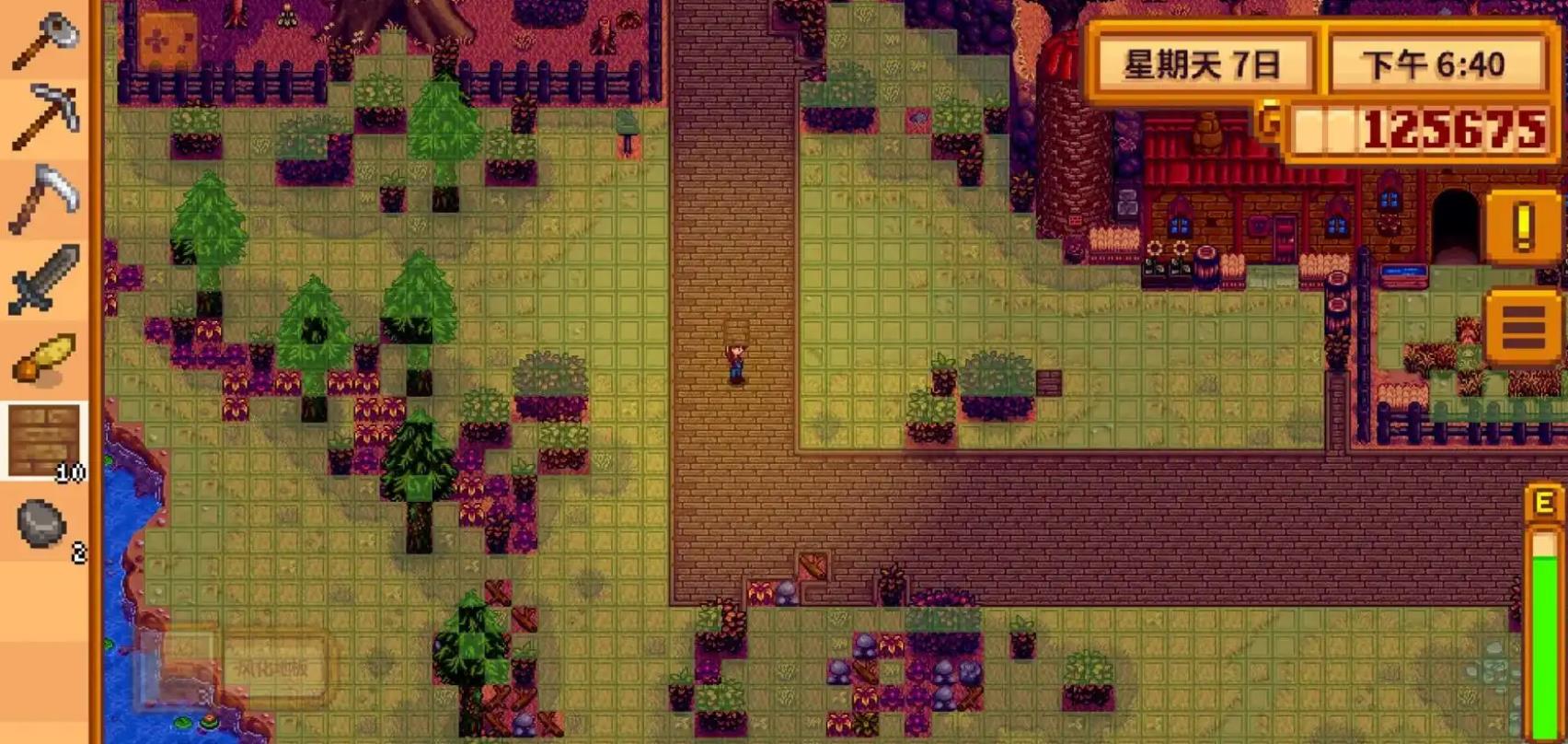 星露谷物语地面铺什么