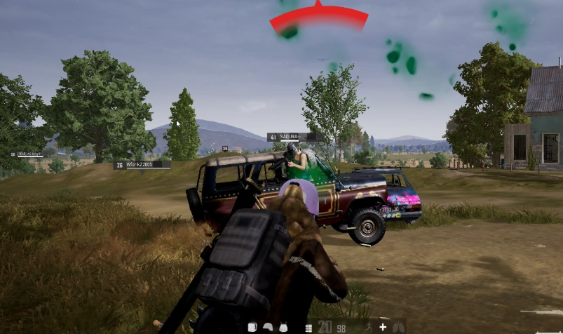 绝地求生大逃杀怎么打人