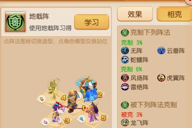 梦幻西游手游地阵被什么克