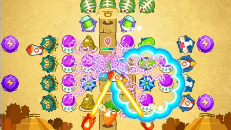 保卫萝卜挑战44怎么过