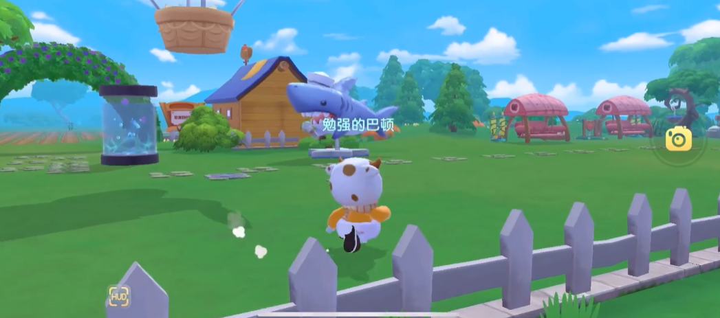 摩尔庄园怎么弹天空之城