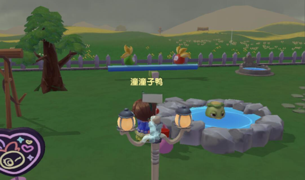 摩尔庄园河童兽怎么悬空