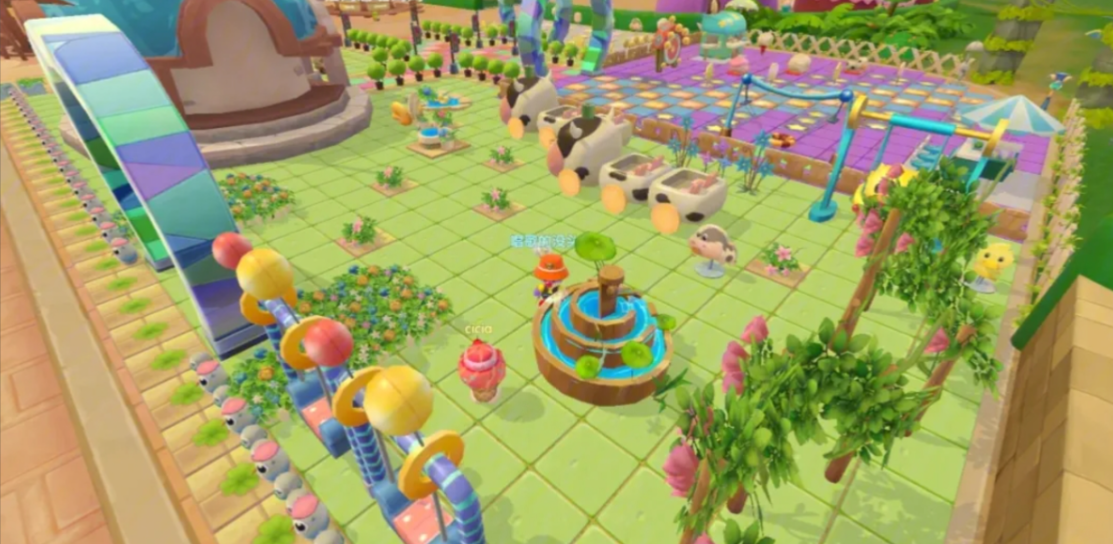 摩尔庄园里的小镇怎么建房子