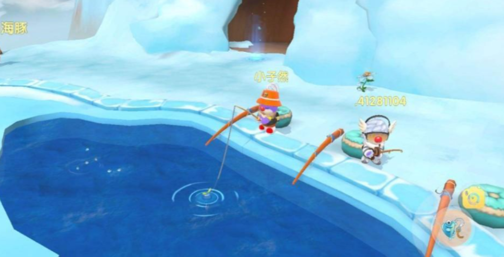 摩尔庄园雪獭怎么放在家园池塘里