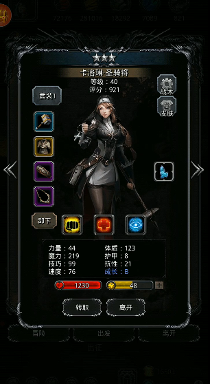 地下城堡2女刺客爆什么装备