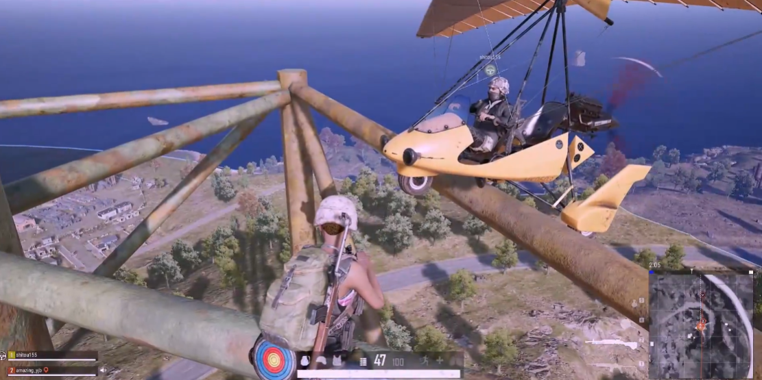 绝地求生如何爬上最高点