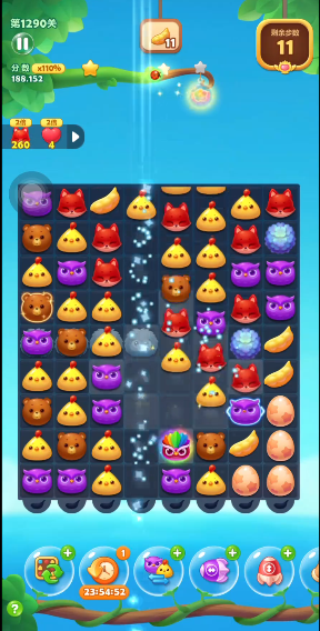 开心消消乐1290关怎么过关 开心消消乐1290关怎么过关