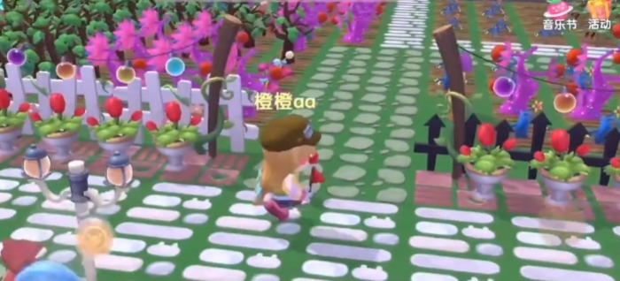 摩尔庄园地上花丛怎么做