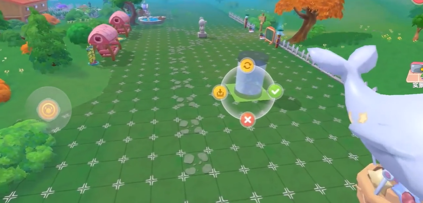 摩尔庄园家具怎么拖外面来