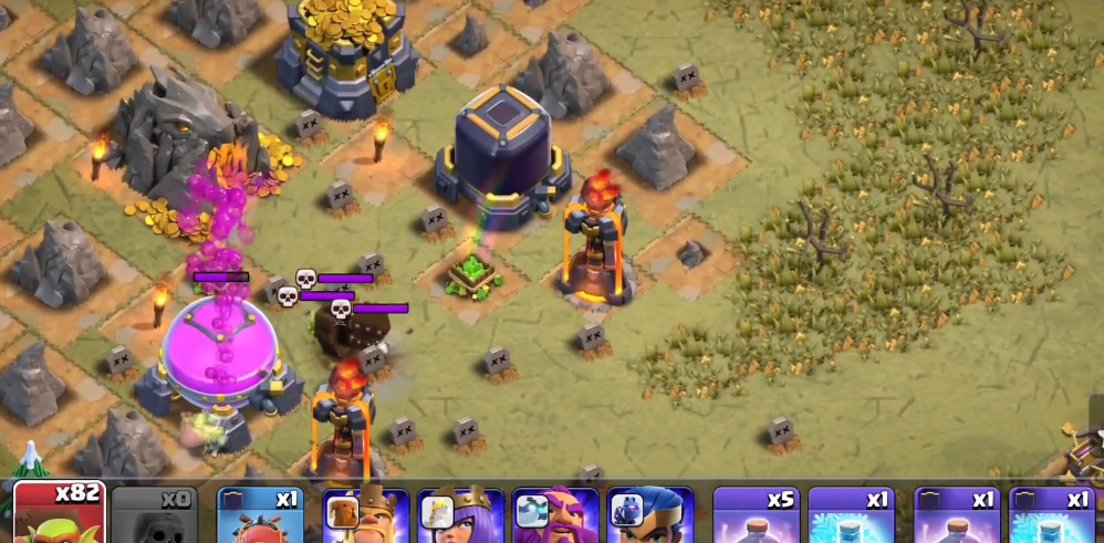 部落冲突怎么点得准