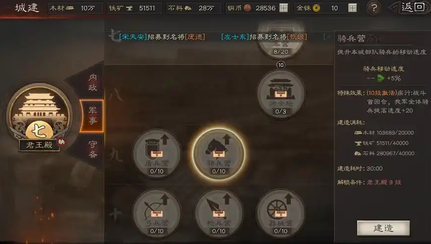 三国志战略版如何提升统御兵力 三国志战略版如何提升统御兵力