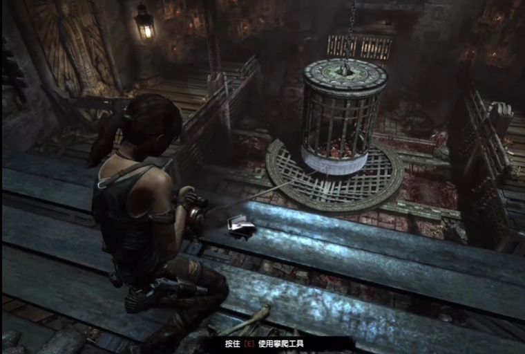 古墓丽影大笼子怎么过