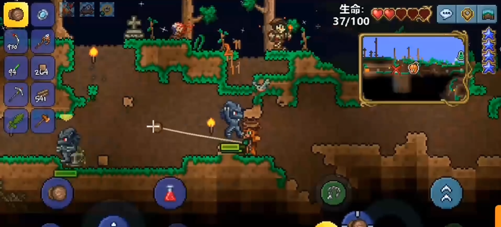 泰拉瑞亚手游狼人出现在哪里