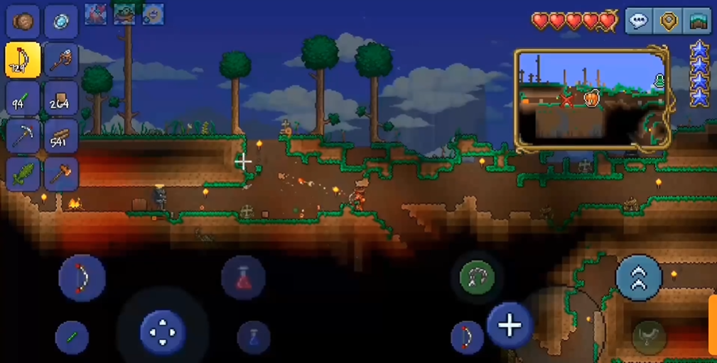 泰拉瑞亚手游狼人出现在哪里