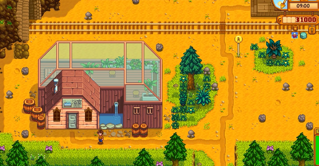 星露谷物语温泉山洞怎么进去