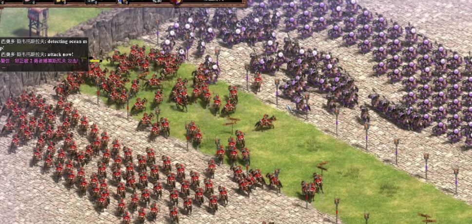 帝国时代2游侠如何控兵