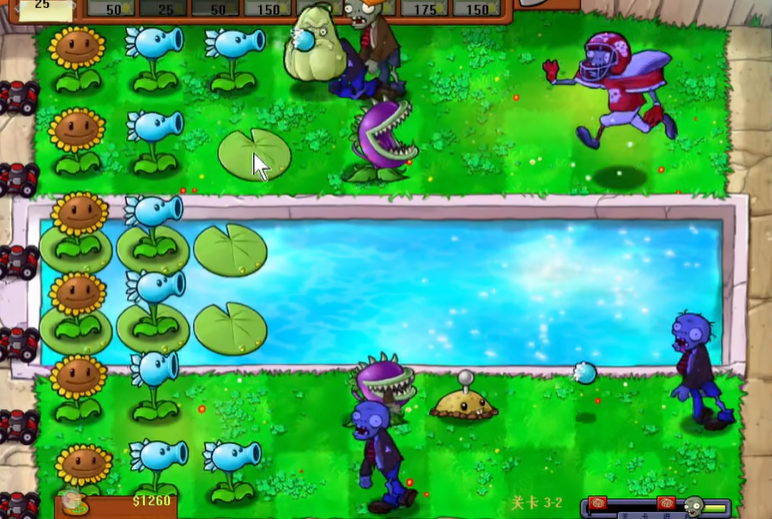 植物大战僵尸3-2怎么打