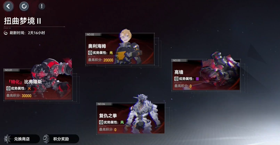 深空之眼扭曲怎么开