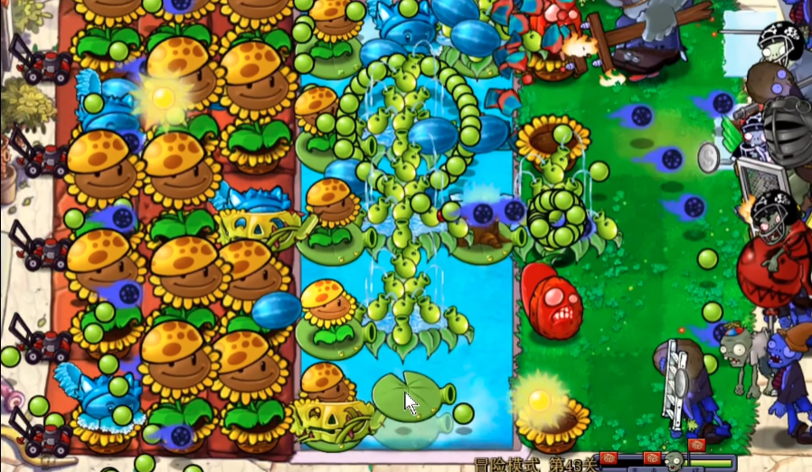 植物大战僵尸关卡43怎么过