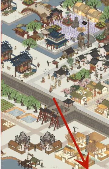 江南百景图花园放哪