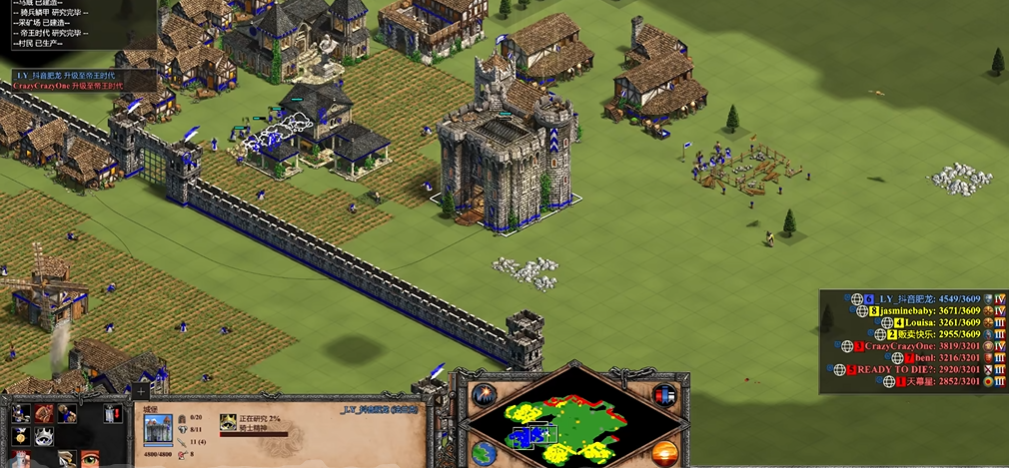 帝国时代2怎么控制全部部队